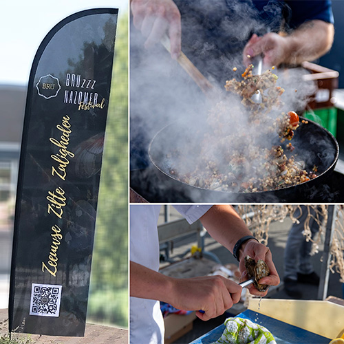 Beachvlag BRUzzz Petra LiveCooking